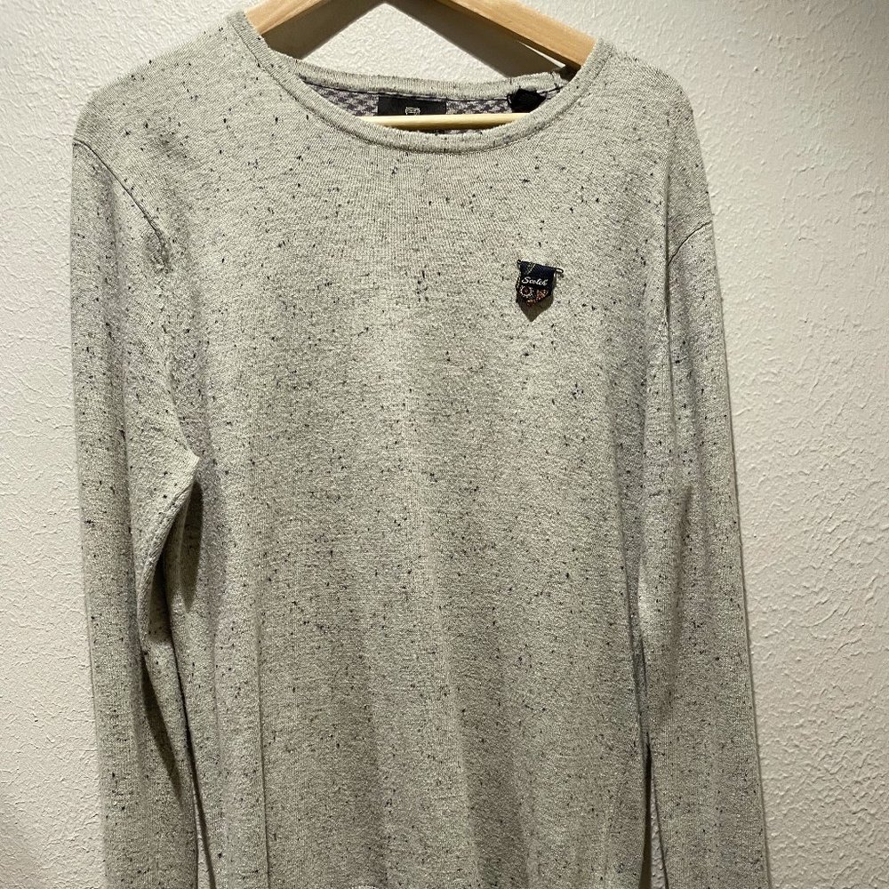 Scotch & Soda Men's Grey Crewneck Sweater Medium